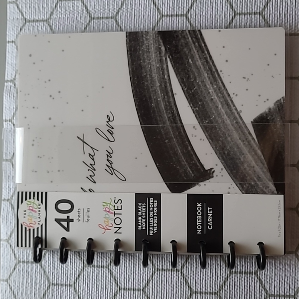 Black Pages _ The Happy Planner Classic 40 Sheet Black Pages